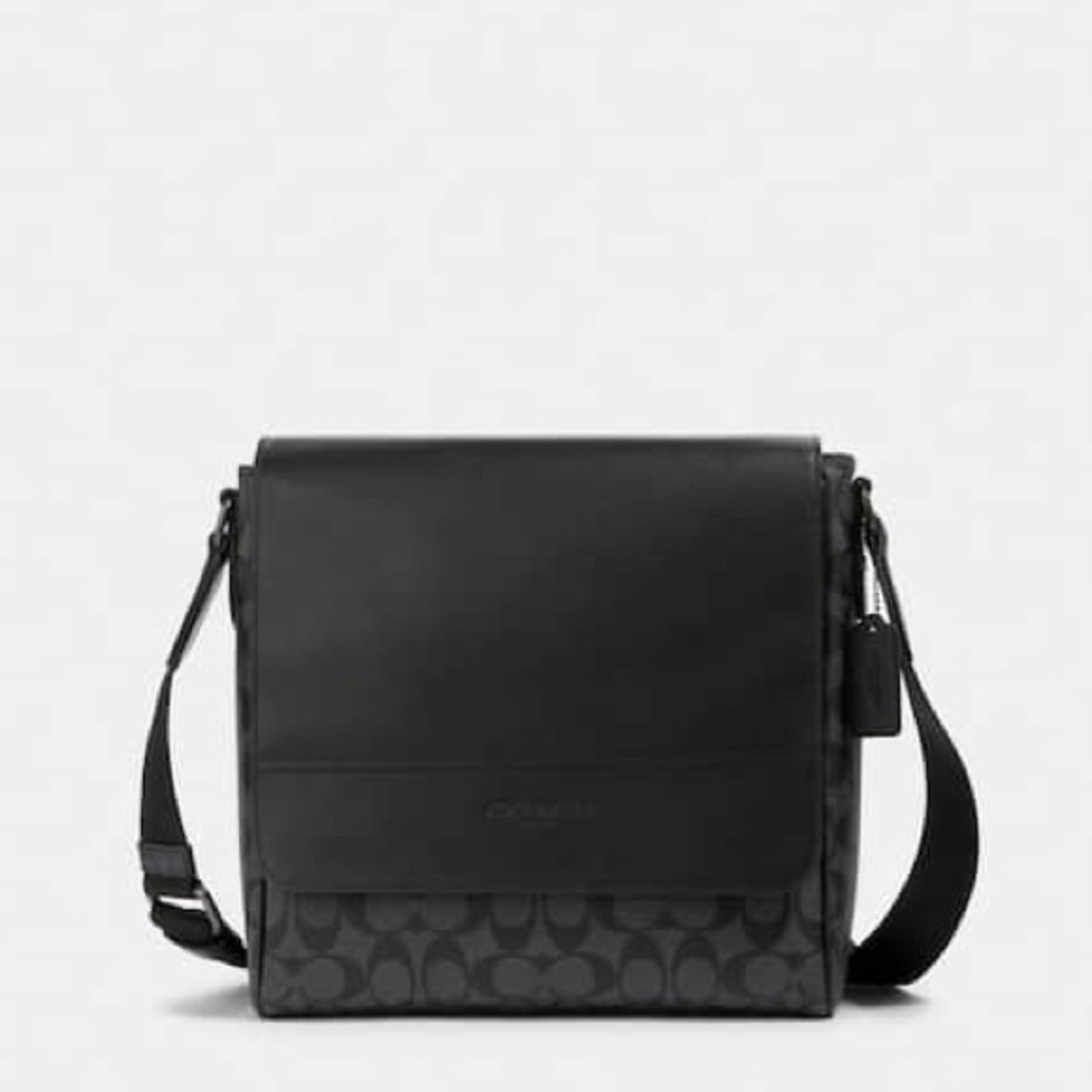 Houston Map Bag In Signature Canvas(Coach)